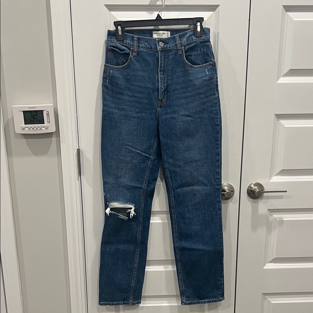 Abercrombie & Fitch Women's High Rise Blue Jeans